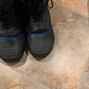 Buster Brown Blue Sole with Black Details